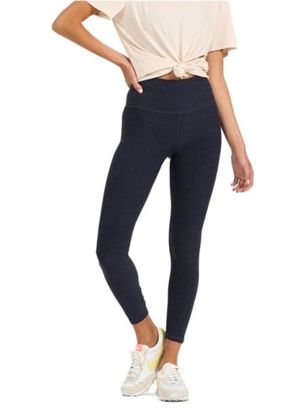 Vuori Women’s Clean Elevation Legging Midnight Heather Navy Blue S